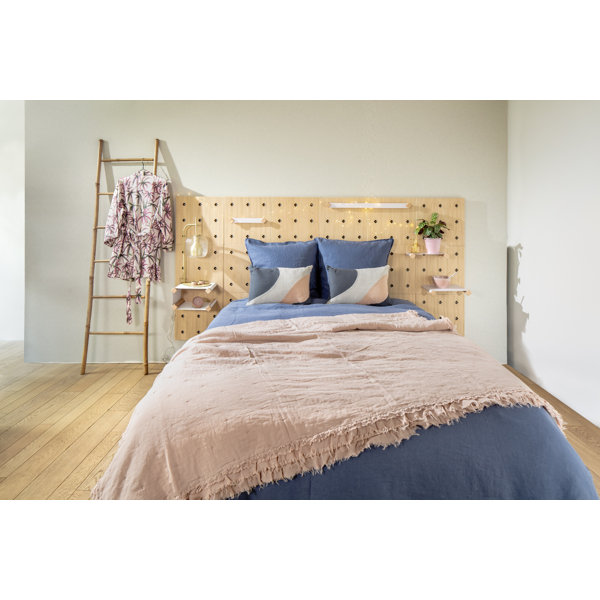 Brayden Studio Clique Modular Pegboard Headboard for European Kingsize